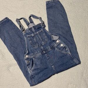 Girls size 10 Blue Denim Overalls